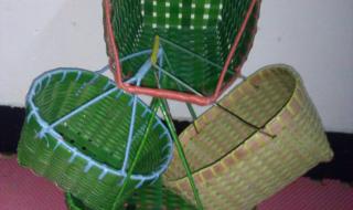 圆底篮子编织的全过程 篮子的编织方法